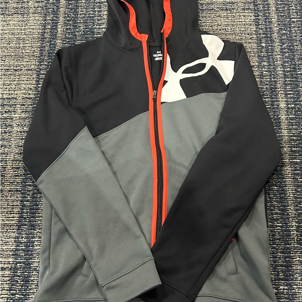 Under Armour Black and Gray Hoodie